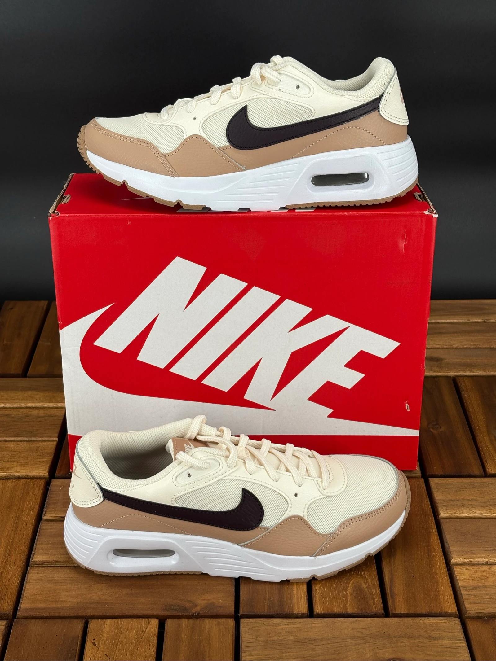 Talla 36: Zapatillas Nike Air Max SC - Crema y Beige – photo 2